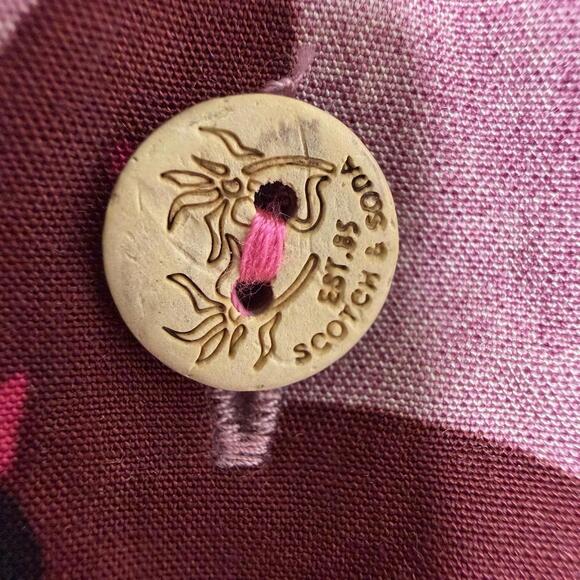 NWOT Scotch & Soda Colorful Botanical Print Camp Shirt Men's Size Large - Picture 11 of 13